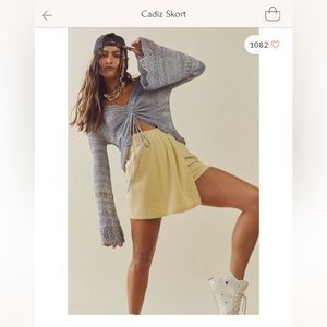 Free People Cadiz skort size L